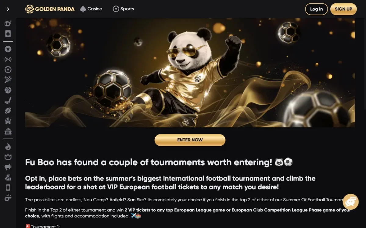 Summer Football Tournament Golden Panda : VIP tickets European League